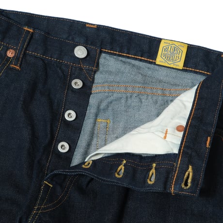 「THE UNION」THE BLUEST OVERALL  /  "JABA" DENIM PANTS w/cornmiles /  color - INDIGO