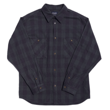「THE UNION」THE FABRIC / DARK CHECK SHIRTS  / color - GREEN