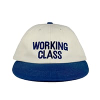 「THE UNION」THE COLOR / "WORKING CLASS" CAP / color - WHITE x BLUE