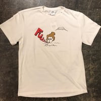 「THE UNIIN」"FUUU & HAAA" T-SHIRTS - color / WHITE x RED (女湯)
