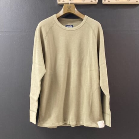 「THE UNION」THE FABRIC / THERMAL RAGLAN SWEAT / color -  GREEN