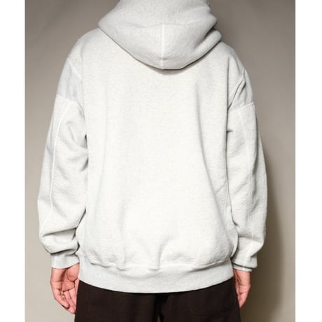 「THE UNION」THE FABRIC / ASH RIB HOODIE / color - ASH GREY