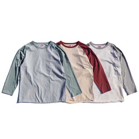 「THE UNION」THE FABRIC / CA RAGLAN TEE / color - BROWN