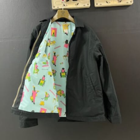 「THE UNION」THE BLUEST OVERALL / JAMAICAN WORKERZ JKT (moreAXE special) / color - BLACK
