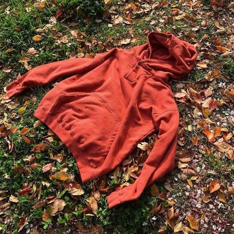 「THE UNION」THE FABRIC / HOOD ZIP PULLOVER SWT / color - RED
