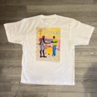 「THE UNION」THE FABRIC / "JAMAICAN SCENE" T-SHIRTS / color - WHITE