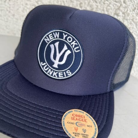 「THE UNIIN」”NEW YOKU JUNKEIS" MESH CAP  / color - NAVY