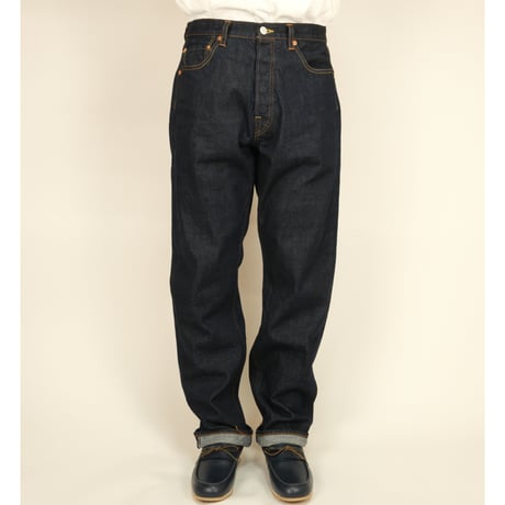 「THE UNION」THE BLUEST OVERALL  /  "JABA" DENIM PANTS w/cornmiles /  color - INDIGO