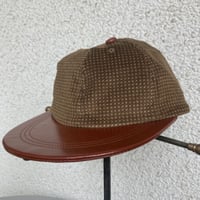 「THE UNION」THE COLOR / CORDUROY CHECK CAP / color - BROWN