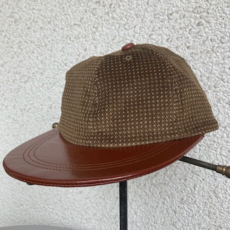 「THE UNION」THE COLOR / CORDUROY CHECK CAP / color - BROWN