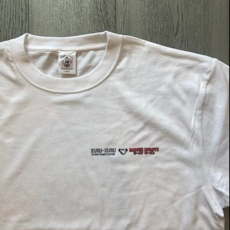 「Zuru Zuru x Ramen Beast」 (Fukuoka Version) Tシャツ- color / WHITE