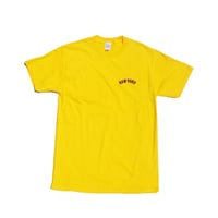 「THE UNIIN」"NEW YOKU" ワンポイント刺繍 TEEシャツ / color - YELLOW