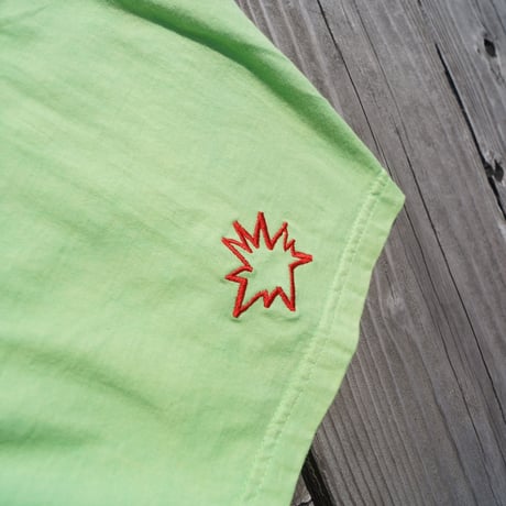 「THE UNION」THE FABRIC / "SKA" BURN TEE  / color - GREEN