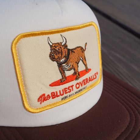 「THE UNION」THE BLUEST OVERALL  /  BLUEDOG trucker cap  /  color - BROWN
