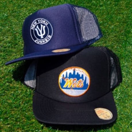 「THE UNIIN」”NEW YOKU JUNKEIS" MESH CAP  / color - NAVY