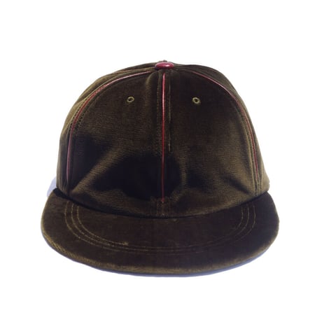 「THE UNION」THE COLOR / LEATHER PIPING YO CAP / color - OLIVE