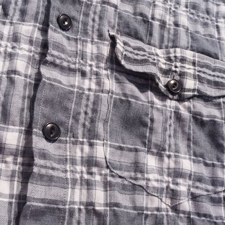 「THE UNION」THE FABRIC / CHECK SHIRTS / color - BKACK