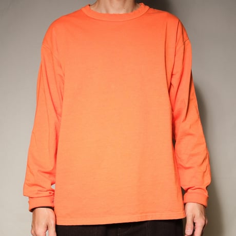 「THE UNION」THE FABRIC / TAPE L/S TEE / color - BROWN