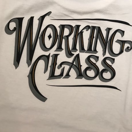「THE UNION」WORKING CLASS TEE - color / WHITE