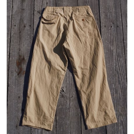 「THE UNION」THE FABRIC / Big Army Pants  / color -  BEIGE