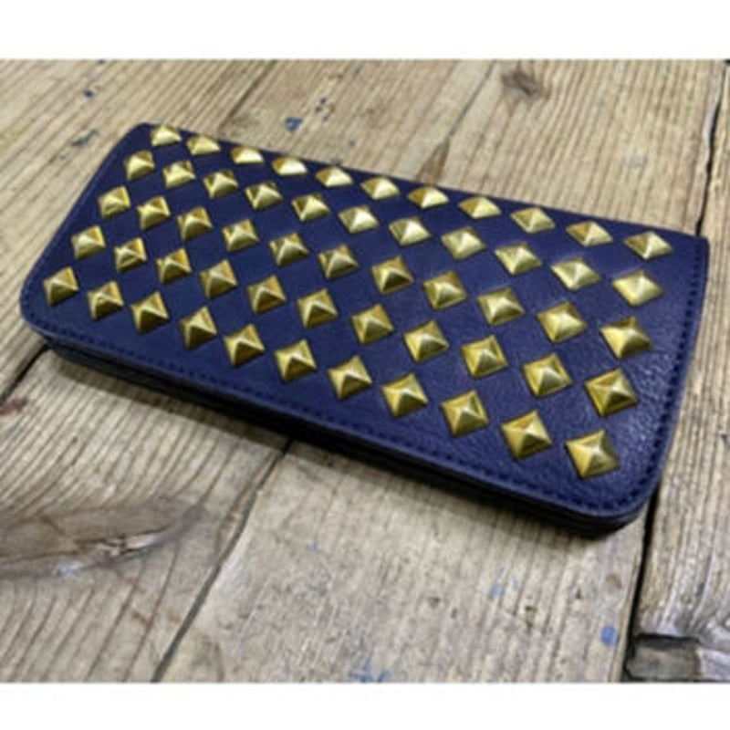 小物 THE UNION NDIGO STUDS WALLET THE color THE UNION」THE COLOR / INDIGO STUDS WALLET / co