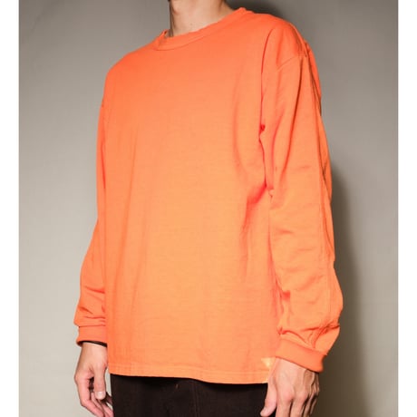 「THE UNION」THE FABRIC / TAPE L/S TEE / color - BROWN