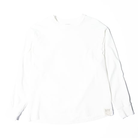 「THE UNION」THE FABRIC / TAPE L/S TEE / color - WHITE