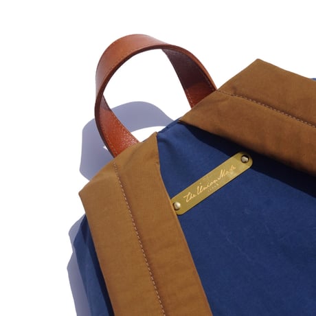 「THE UNION」THE COLOR / "T-PATCH" ONIGIRI BAG / color - NAVY