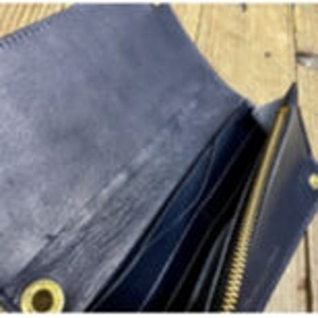 「THE UNION」THE COLOR / INDIGO STUDS WALLET / color - INDIGO