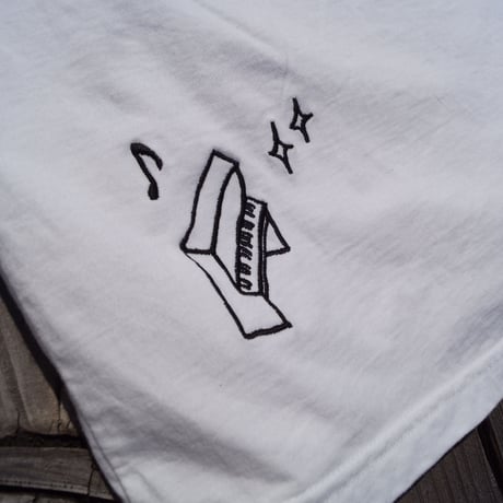 「THE UNION」THE FABRIC / SOUND "SKA" TEE  / color - WHITE