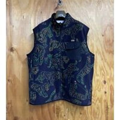 「THE UNION」THE FABRIC / TIGER FLEECE VEST / color -  NAVY