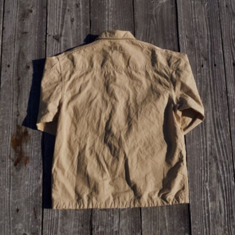 THE UNION P-B shirts M-Lサイズ　ベージュ THE UNION」THE FABRIC / P-B shirts / color -
