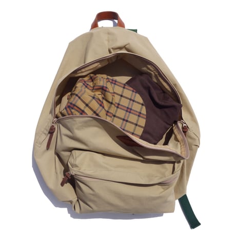 「THE UNION」THE COLOR / "T-PATCH" ONIGIRI BAG / color - BEIGE