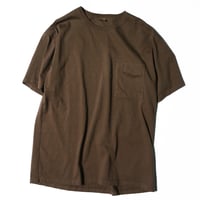 「THE UNION」THE FABRIC / THE POCKET BEST TEE / color - BROWN