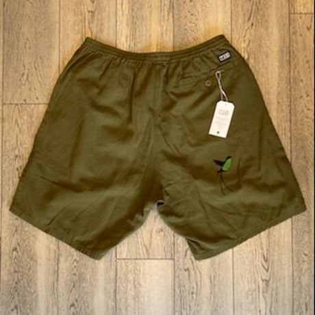 「THE UNION」THE FABRIC / "Humming Bird" HEMP SHORTS / color - OLIVE