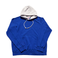 「THE UNION」THE FABRIC / TWO TONE HOODIE  / color -BLUE