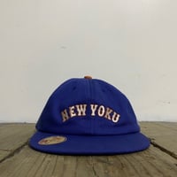 「THE UNIIN」NEW YOKU  "ON-RE" LAEGUE CAP - "WETS" BLUE