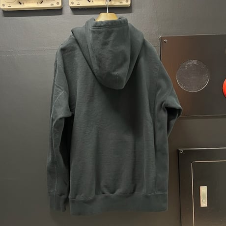「THE UNION」THE FABRIC / CP-RIB HOODIE / color - BLACK ”BLACK THE UNION“