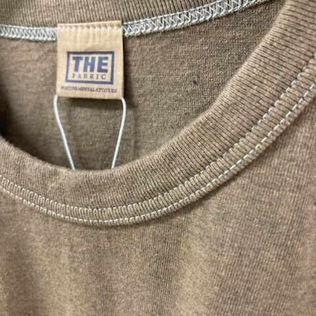 「THE UNION」THE FABRIC / PLAIN TEE / color - BROWN