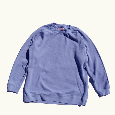 「THE UNION」THE FABRIC / THERMAL L/S SWEAT  / color - LIGHT PURPLE