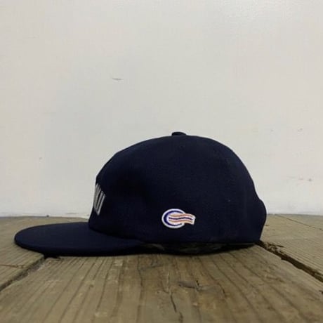 「THE UNIIN」NEW YOKU  "ON-RE" LAEGUE CAP - "JANKEES" NAVY