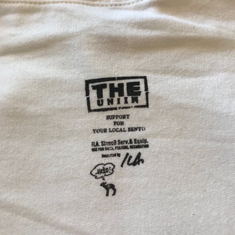 「THE UNIIN」HAND SIGN PARKER / color - WHITE
