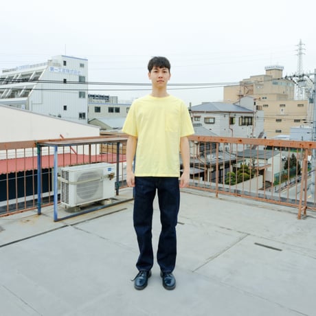 「THE UNION」THE FABRIC /  THE POCKET TEE / color - LIGHT YELLOW