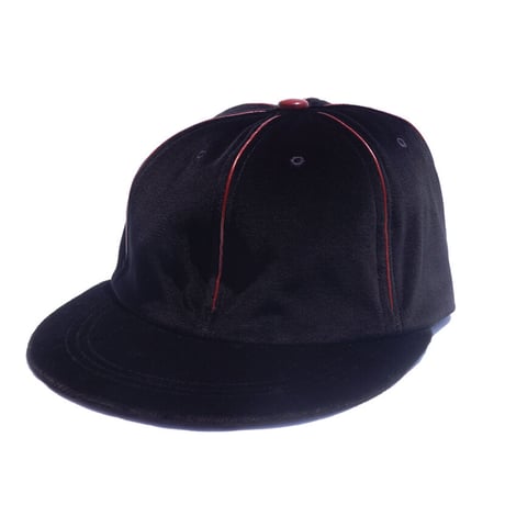 「THE UNION」THE COLOR / LEATHER PIPING YO CAP / color - BLACK