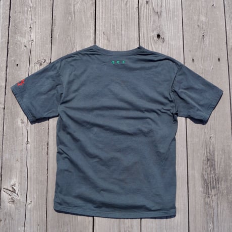 「THE UNION」THE FABRIC / "SKA" BURN TEE  / color - BLACK