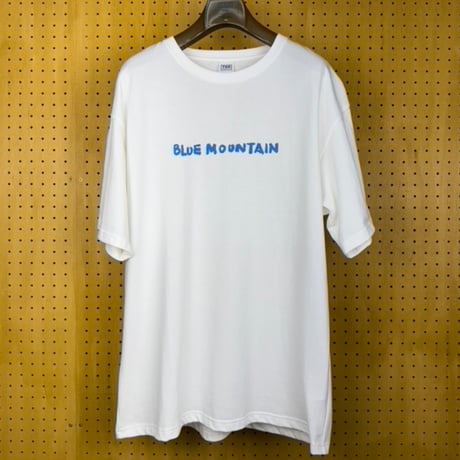 「THE UNION」THE FABRIC / ”BLUE MOUNTAIN” T-SHIRTS / color - WHITE