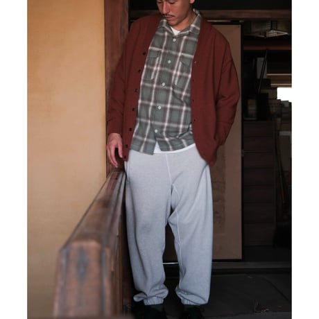 「THE UNION」THE FABRIC / ASH RIB PANTS / color - ASH GRAY