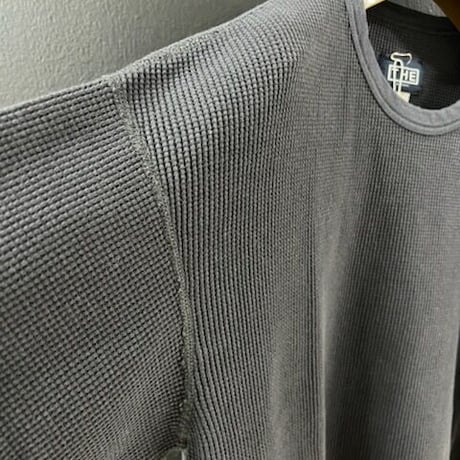 「THE UNION」THE FABRIC / Thermal Set-in Sweat  / color -  CHACOAL