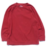 「THE UNION」THE FABRIC / THERMAL L/S SWEAT  / color - RED