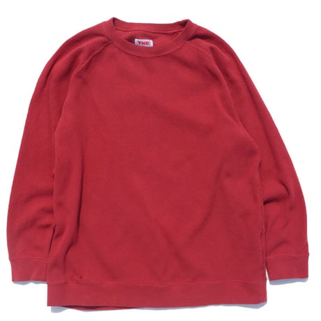 「THE UNION」THE FABRIC / THERMAL L/S SWEAT  / color - RED